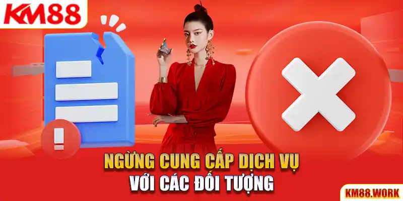 Nhà cái dừng cung cấp dịch vụ đối với những trường hợp gian lận