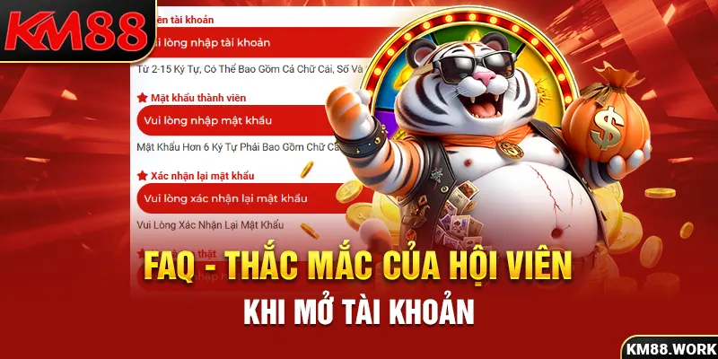 Giải đáp thắc mắc trong quá trình mở tài khoản hội viên